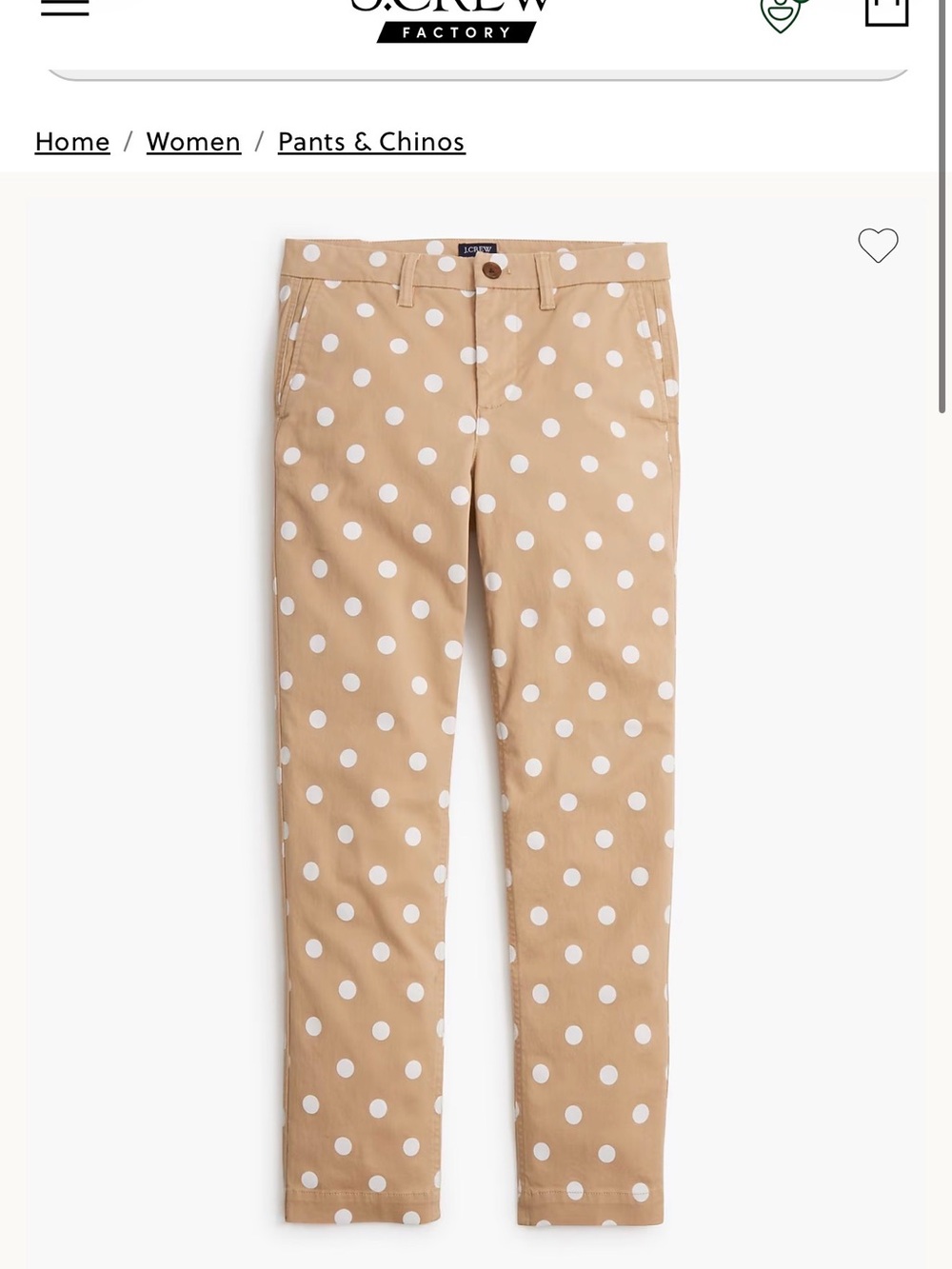 3 pairs of J. Crew Navy, Tan & Olive Polka Dot and Star Print Straight-Leg Pants - Picture 2 of 6